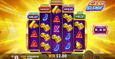 Cash Surge: Giri gratis