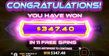 Cash Surge: Vincite