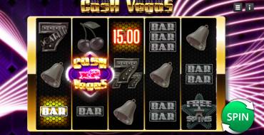 Cash Vegas: Vincite