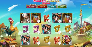 Chicken Madness Dice: Slot machine