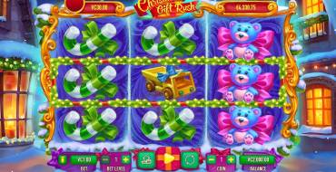 Christmas Gift Rush: La schermata principale