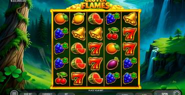 Clover Flames: Slot machine