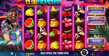 Club Tropicana — Happy Hour: Slot machine