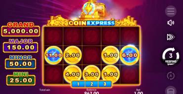 Coin Express: Respinte