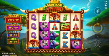 Coin Rush Rhino Running Wins: Giro di premi