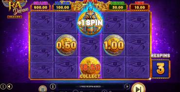 Coins of Ra Deluxe: Respinte