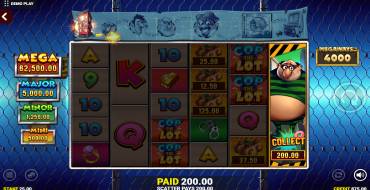 Cop the Lot Megaways Jackpot King: Vincite