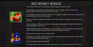 Cops`n`Robbers Bigger Big Money: Giochi bonus
