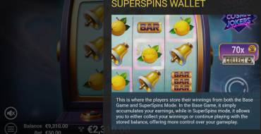 Cosmic Jokers: Giri gratis e/o respin