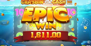 Crabbin' for Cash: Extra Big Catch Jackpot King: Vincite