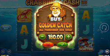 Crabbin' for Cash: Extra Big Catch Jackpot King: Caratteristiche uniche