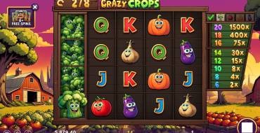 Crazy Crops: Giri gratis
