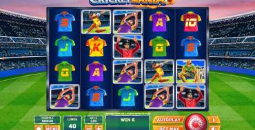 Cricket Mania: Slot machine