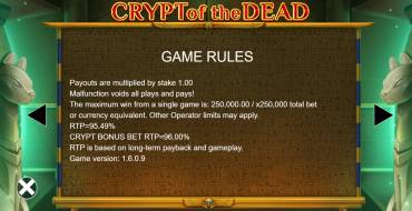 Crypt of the Dead: Regole