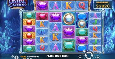 Crystal Cavern Megaways: Slot machine