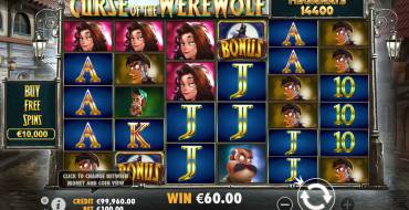 Curse of the Werewolf: Megaways: Caratteristiche