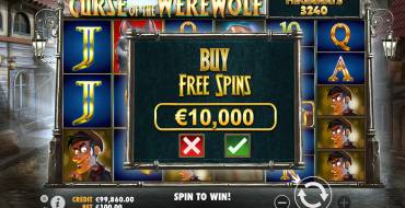 Curse of the Werewolf: Megaways: Bonus