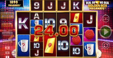 Deal or No Deal: Golden Box Megaways: Vincite