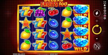 Deluxe Fruits 100: Simboli speciali