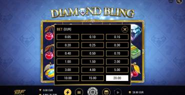 Diamond Bling: Caratteristiche uniche