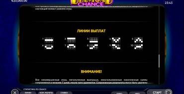 Diamond Chance: Linee