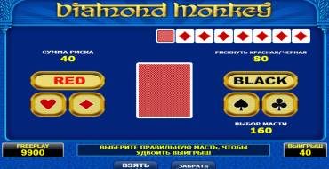 Diamond Monkey: Gioco del rischio