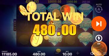 Diamond Wins: Hold and Win: Vincite