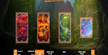 Dinosaur Rage: Giri gratis e/o respin