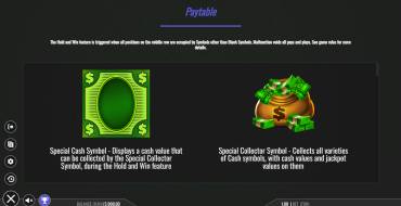 Dolla Dolla Bill: Tabella dei pagamenti
