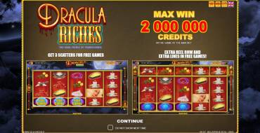 Dracula Riches: Caratteristiche uniche