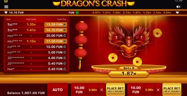 Dragons Crash: Vincite