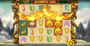 Dragon's Luck Megaways: Il drago di fuoco è un simbolo di gioco fuori dal campo.