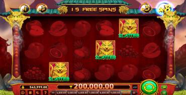 Dragons Lucky 8: Giri gratis e/o respin