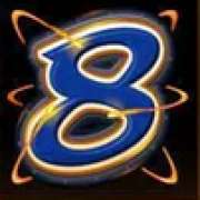 8 Blu simbolo in Atomic 8s – Power Spin slot