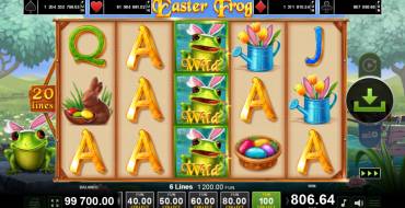 Easter Frog: Vincite