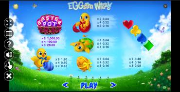 Eggstra Wilds: Tabella dei pagamenti