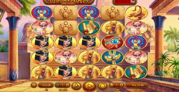 Egyptian Dreams Deluxe: La schermata principale