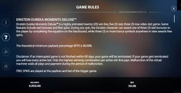Einstein: Eureka Moments: Regole del gioco