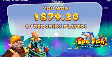 Epic Fish: Net of Fortune: Vincite
