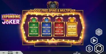 Expanding Joker: Giri gratis e/o respin