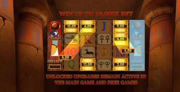 Eye of Horus Legacy of Gold: Caratteristiche uniche