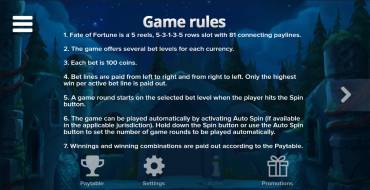 Fate of Fortune: Regole