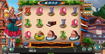 Fiesta De La Cerveza: Slot machine con simboli