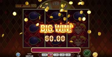 Fire Joker 100: Vincite