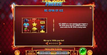 Fire Joker Freeze: Caratteristiche