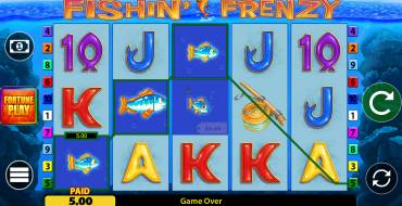 Fishin' Frenzy Fortune Spins: Vincite