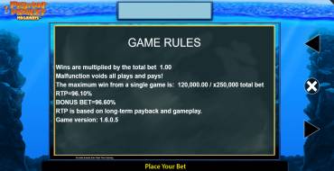 Fishin' Frenzy Megaways: Regole