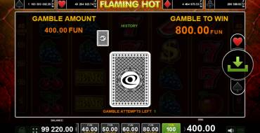 Flaming Hot: Gioco del rischio