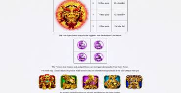 Fortune Coin: Giri gratis e/o respin