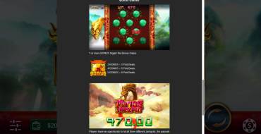 Fortune Dragon Manna: Giochi bonus